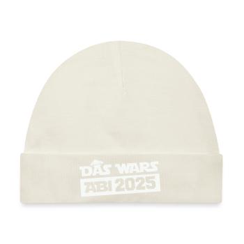 abi das wars 2025 - Baby Premium Organic Mütze - Naturweiß - Vorne