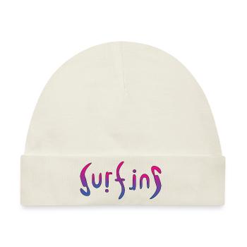 Surfing - Baby Premium Organic Mütze - Naturweiß - Vorne