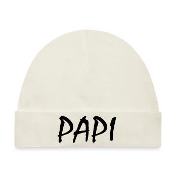 Papi - Baby Premium Organic Mütze - Naturweiß - Vorne