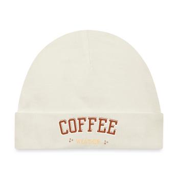Kaffee-Wetter - Baby Premium Organic Mütze - Naturweiß - Vorne