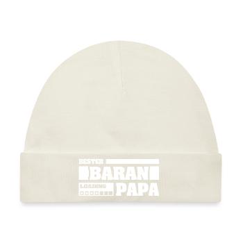 Baran als Vorname - Baby Premium Organic Mütze - Naturweiß - Vorne