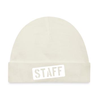 Staff - Baby Premium Organic Mütze - Naturweiß - Vorne