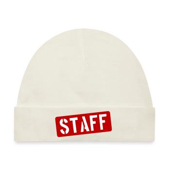 Staff - Baby Premium Organic Mütze - Naturweiß - Vorne