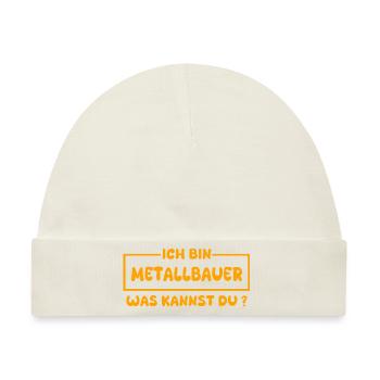 Metallbauer - Baby Premium Organic Mütze - Naturweiß - Vorne