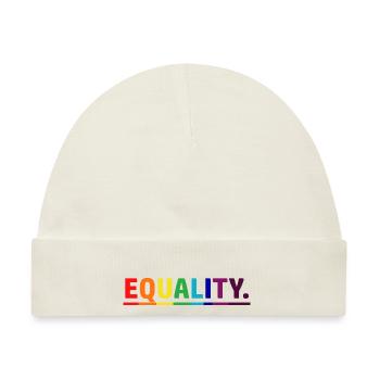 Equality - Baby Premium Organic Mütze - Naturweiß - Vorne