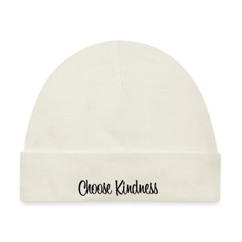 Choose Kindness - Baby Premium Organic Mütze - Naturweiß - Vorne