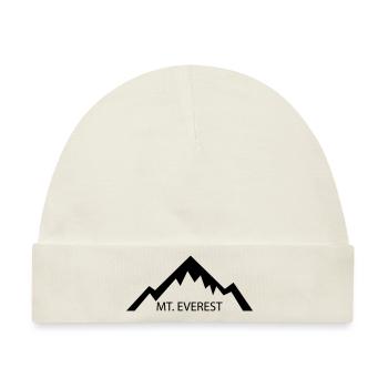 Mount Everest - Baby Premium Organic Mütze - Naturweiß - Vorne