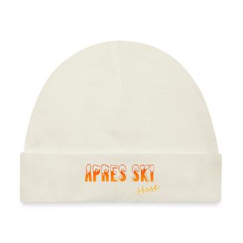 Apres Ski Has, Skihase - Baby Premium Organic Mütze - Naturweiß - Vorne