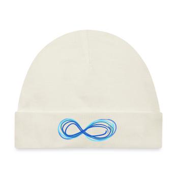 unendlich unendlichkeit - Baby Premium Organic Mütze - Naturweiß - Vorne