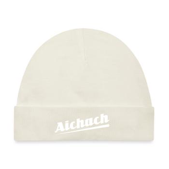 Aichach - Textdesign mit Stadtnamen - Baby Premium Organic Mütze - Naturweiß - Vorne