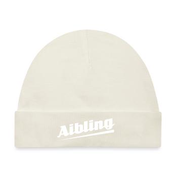 Aibling - Textdesign mit Stadtnamen - Baby Premium Organic Mütze - Naturweiß - Vorne