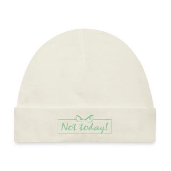 Not Today! - Baby Premium Organic Mütze - Naturweiß - Vorne