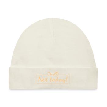 Nope not today - Baby Premium Organic Mütze - Naturweiß - Vorne