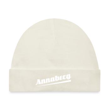 Annaberg - Textdesign mit Stadtnamen - Baby Premium Organic Mütze - Naturweiß - Vorne