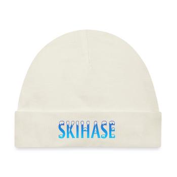 Skihase - Baby Premium Organic Mütze - Naturweiß - Vorne