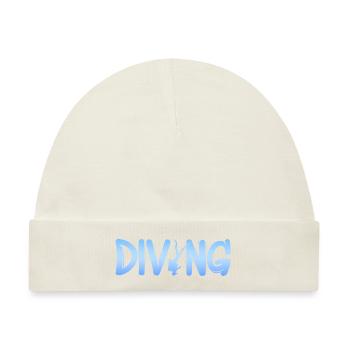 diving - Baby Premium Organic Mütze - Naturweiß - Vorne