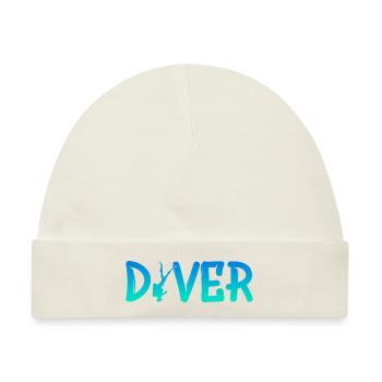 Diver - Baby Premium Organic Mütze - Naturweiß - Vorne