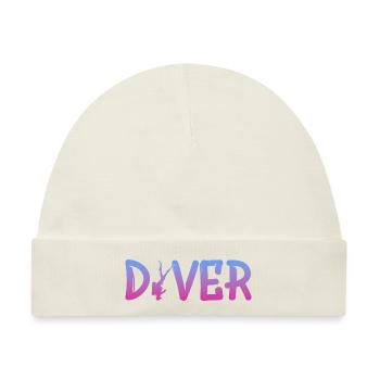 Diver - Baby Premium Organic Mütze - Naturweiß - Vorne