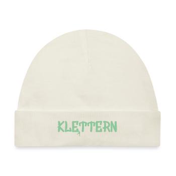 Klettern, climb, climbing - Baby Premium Organic Mütze - Naturweiß - Vorne
