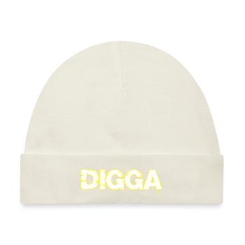 Digga - Baby Premium Organic Mütze - Naturweiß - Vorne