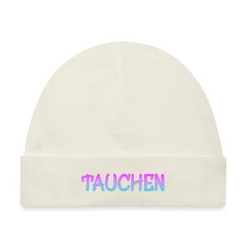 Tauchen Scuba Diver - Baby Premium Organic Mütze - Naturweiß - Vorne