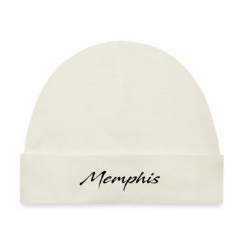 Memphis - Baby Premium Organic Mütze - Naturweiß - Vorne