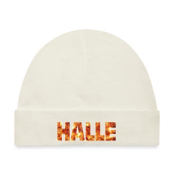 Halle - Baby Premium Organic Mütze - Naturweiß - Vorne
