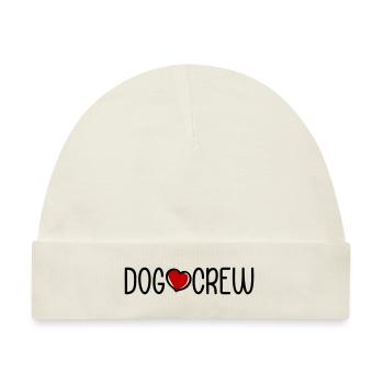 Dog Crew - Baby Premium Organic Mütze - Naturweiß - Vorne