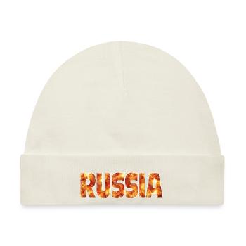 Russland - Baby Premium Organic Mütze - Naturweiß - Vorne