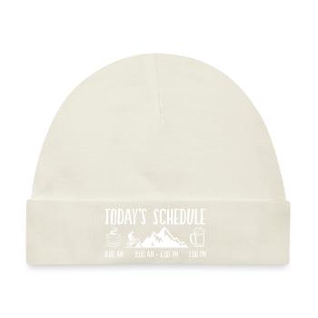 TODAY S SCHEDULE MTB Mountain - Baby Premium Organic Mütze - Naturweiß - Vorne