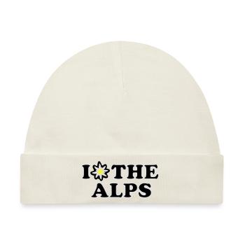 I love the Alps - Baby Premium Organic Mütze - Naturweiß - Vorne