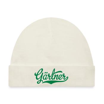 Gärtner - Baby Premium Organic Mütze - Naturweiß - Vorne