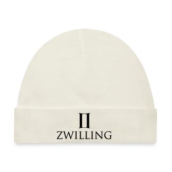Zwilling - Baby Premium Organic Mütze - Naturweiß - Vorne