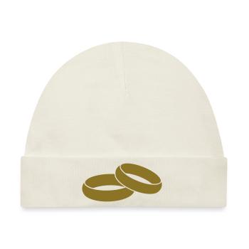 Rings - Baby Premium Organic Mütze - Naturweiß - Vorne