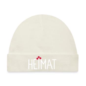 Heimat - Baby Premium Organic Mütze - Naturweiß - Vorne