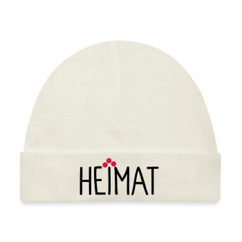 Heimat - Baby Premium Organic Mütze - Naturweiß - Vorne