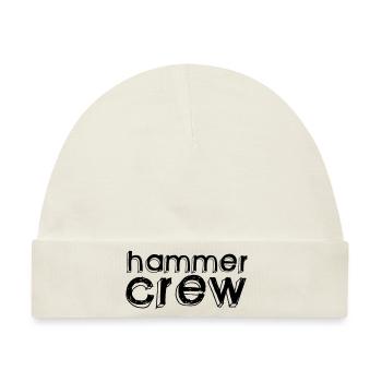 hammer crew - Baby Premium Organic Mütze - Naturweiß - Vorne