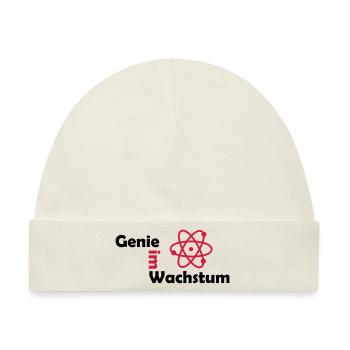 genie im wachstum - Baby Premium Organic Mütze - Naturweiß - Vorne