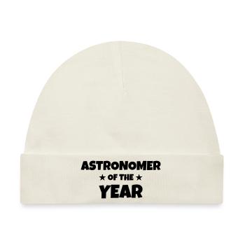 Astronomie / Astronom / Astronomy / Astronomer - Baby Premium Organic Mütze - Naturweiß - Vorne