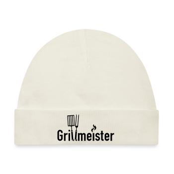 Grillmeister - Grillmaster - Baby Premium Organic Mütze - Naturweiß - Vorne