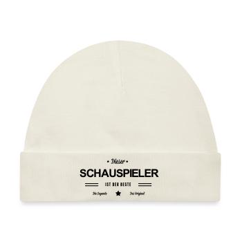 Bester Schauspieler - Baby Premium Organic Mütze - Naturweiß - Vorne
