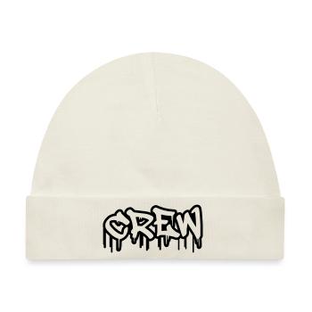 crew - Baby Premium Organic Mütze - Naturweiß - Vorne
