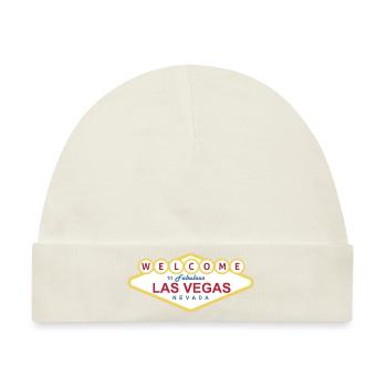 Las Vegas - Baby Premium Organic Mütze - Naturweiß - Vorne