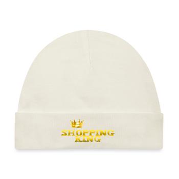 Shopping King - Baby Premium Organic Mütze - Naturweiß - Vorne