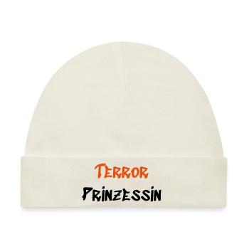 Terror Prinzessin - Baby Premium Organic Mütze - Naturweiß - Vorne