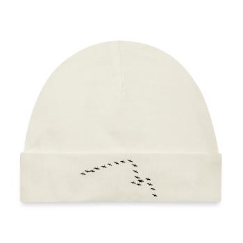 Vogelschwarm Wildgänse Ornithologie - Baby Premium Organic Mütze - Naturweiß - Vorne