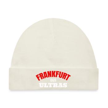 Frankfurt, Ultras, Frankfurterin, 069, Hessen - Baby Premium Organic Mütze - Naturweiß - Vorne