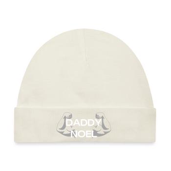 DADDY NOEL - Baby Premium Organic Mütze - Naturweiß - Vorne