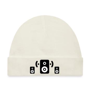 soundsystem - Baby Premium Organic Mütze - Naturweiß - Vorne