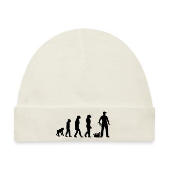 DIY-Evolution - Baby Premium Organic Mütze - Naturweiß - Vorne